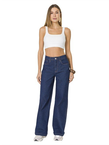 Calça Jeans Wide Leg 30007