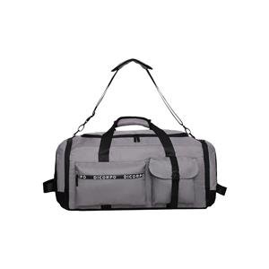 Bolsa Esportiva Nylon com Multibolsos, Alças Reguláveis e Zíper 