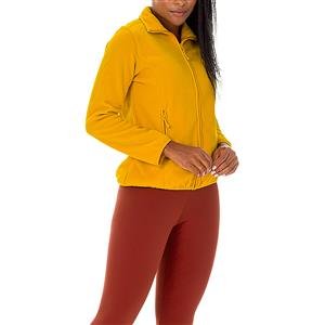 Jaqueta Feminina Acinturada com Gola Alta Bolsos e Zíper - Soft Ultra