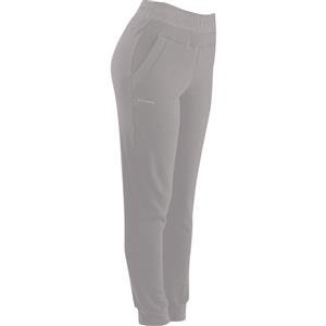 Calça Jogging Feminina com Bolsos e Elastico na Cintura - Fleece:Cor-ALUMINIO / Tamanho-G