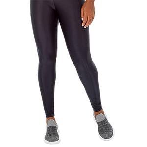 Legging Recortada Com Tecido Brilhante e Texturizada com Bolsos e Cós Alto | DiCorpo:Cor-PRETO / Tamanho-G