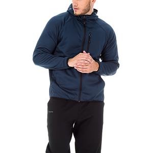 Jaqueta Masculina Térmica com Capuz e Bolsos Embutidos - Soft Interlock:Cor-AZ.DIESEL / Tamanho-GG