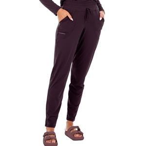 Calça Jogging Feminina com bolsos e proteção UV:Cor-AMEIXA / Tamanho-P