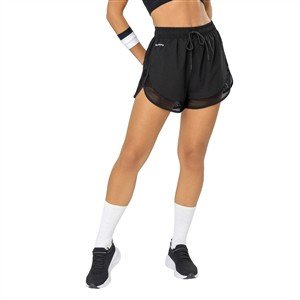 Shorts de Corrida com Transparências e Short Interno Ajustado 