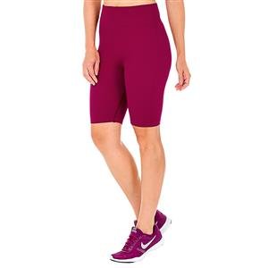 Bermuda Fitness Meia Coxa Seamless com Cós Alto Duplo - Sem Costura e Média Compressão 