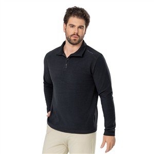 Blusão Térmico Masculino com Gola Alta e Zíper - Soft Polar Light 