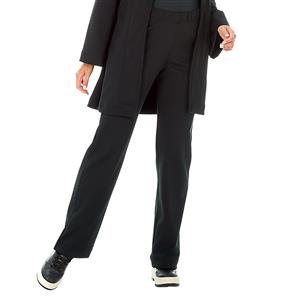 Calça Reta Feminina com Conforto Térmico e Elástico na Cintura | DiCorpo:Cor-PRETO / Tamanho-G