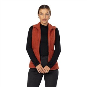 Colete de Soft com Gola Alta e Bolsos Frontais | DiCorpo  