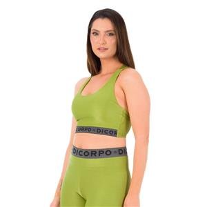Top Fitness com Brilho e Costas Nadador - Alta Sustentação | DiCorpo 