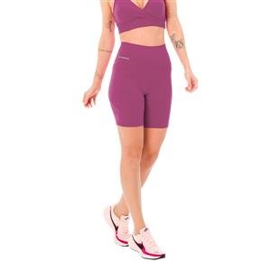 Bermuda Meia Coxa Recortada, com Bolsos e Cós Alto Duplo - ALTA COMPRESSÃO | DiCorpo 