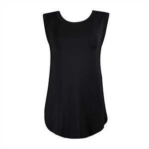 Regata Alongada com Corte a Fio e Tecido Leve | DiCorpo 