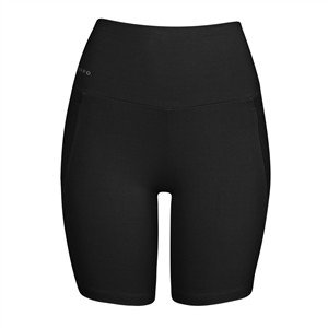 Bermuda Meia Coxa Recortada, com Bolsos e Cós Alto Duplo - ALTA COMPRESSÃO 