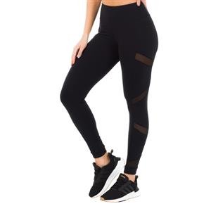 Legging  com Transparências, Bolsos e Elástico no Cós Duplo - Média Compressão | DiCorpo 