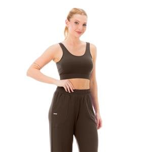 Top com Decote U, Alças Retas Bojos Removíveis - Média Sustentação | DiCorpo 