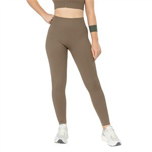 Legging Fitness Seamless Com Cós Alto Duplo 