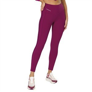 Legging com Listras e Cós Alto Duplo 