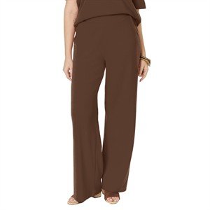 Calça Reta com Bolsos 