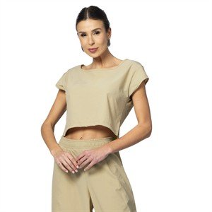 Blusa Cropped com Decote Canoa e Fenda nas Laterais,  