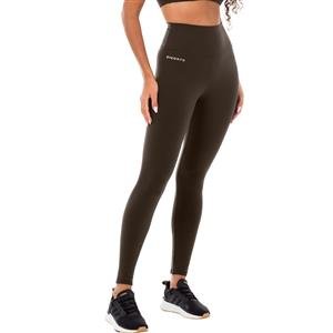 Calça Legging Feminina com Cós Alto Duplo | Alta Compressão e Conforto - DiCorpo​:Cor-MARROM / Tamanho-M
