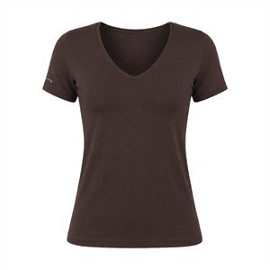 Baby Look Básica com Decote V  