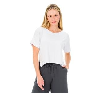 CAMISETA AMPLA DICORPO COM FENDAS LATERAIS E MULLET 