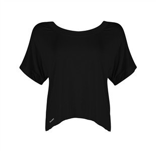 CAMISETA AMPLA DICORPO COM FENDAS LATERAIS E MULLET 