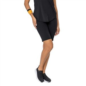 Bermuda Ciclista com Cós Alto Duplo  