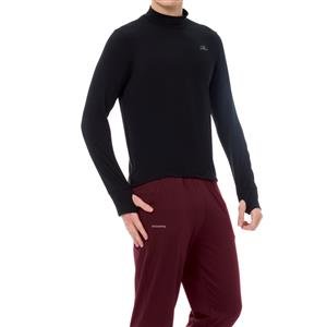 CAMISETA TÉRMICA MASCULINA DICORPO COM GOLA SUBIDA E PUNHO COM ABERTURA 