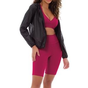 JAQUETA DICORPO CORTA VENTO COM CAPUZ E BOLSOS 