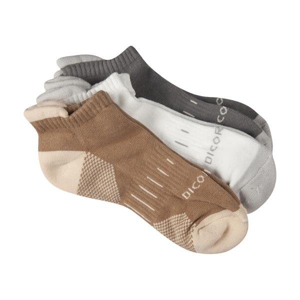KIT COM 3 PARES DE MEIAS FEMININAS CANO CURTO 01344-I