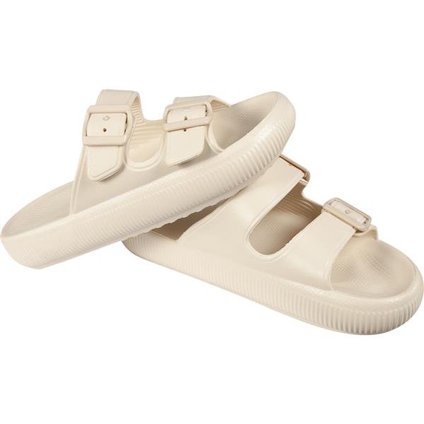 Chinelo Tipo Papete com Fivelas e Solado Nuvem 01358