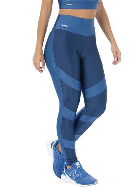 LEGGING RECORTADA  DICORPO COM BOLSOS E CÓS ALTO DUPLO 02134