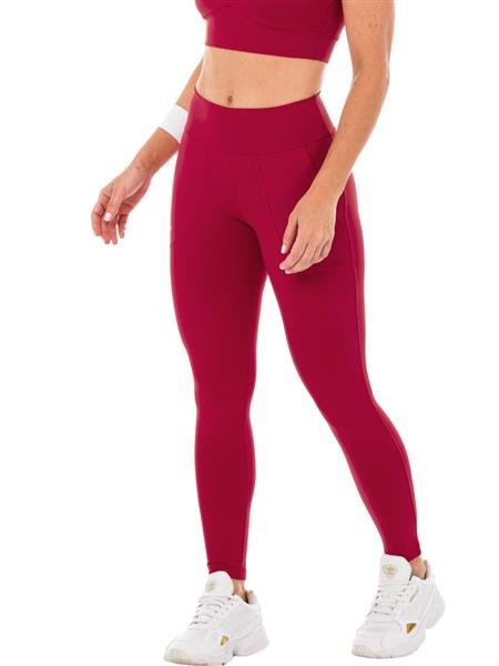 Legging Fitness Recortada com Bolsos e Elástico Embutido no Cós Duplo - Neo Fit 02146