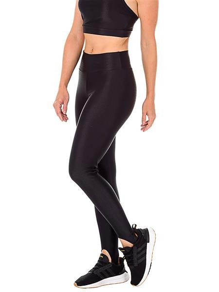 Legging com Pezinho Média Compressão e Tecido Brilhante e Texturizado | DiCorpo 02152
