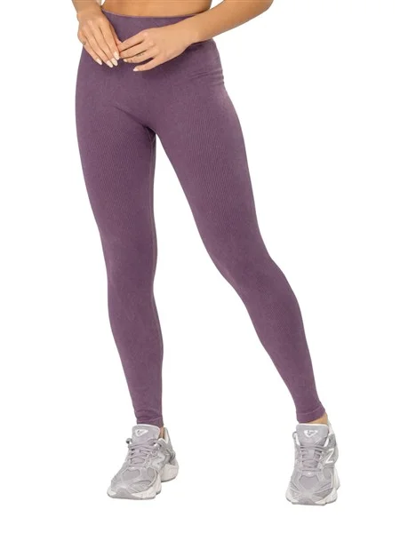 Legging Seamless com Média Compressão e Cós Alto Duplo Média 02174