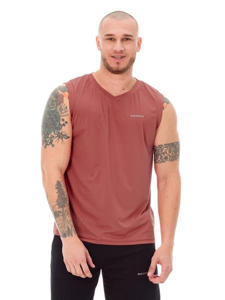 Regata Masculina com Decote V Tecido Leve e Confortável | DiCorpo 03564