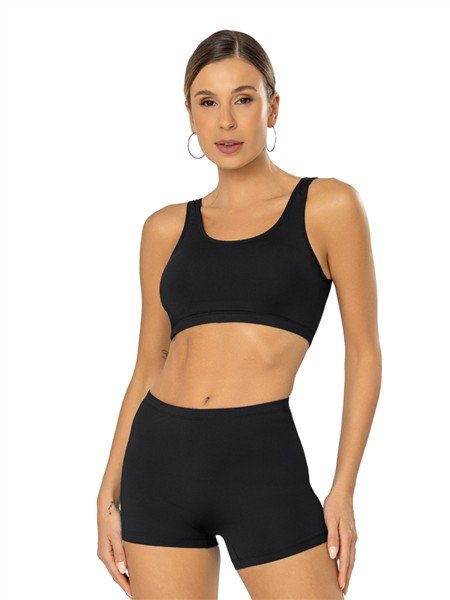 TOP UNDERWEAR DICORPO COM DECOTE U COM ALÇAS RETAS  E BOJOS REMOVÍVEIS 03673