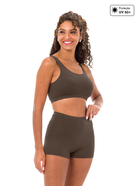 TOP UNDERWEAR DICORPO COM DECOTE U COM ALÇAS RETAS  E BOJOS REMOVÍVEIS 03673