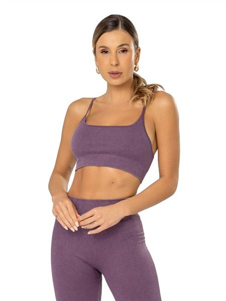 Top Duplo Seamless, com Alças Finas Reguláveis e Bojos Removíveis 03740