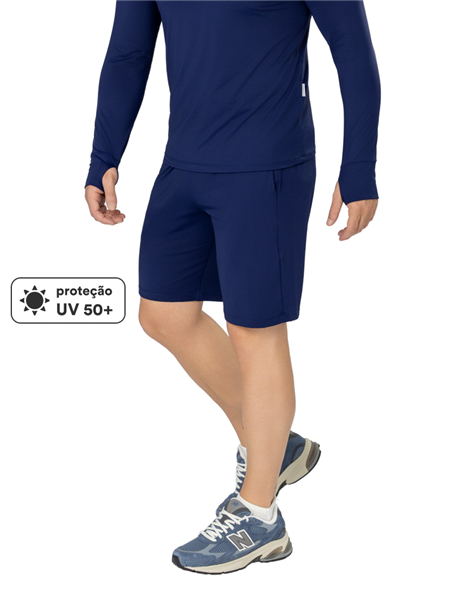 Bermuda Masculina com Bolsos e Proteção UV 05182