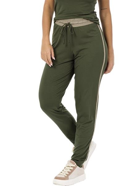 CALÇA JOGGING DICORPO COM LISTRAS, ELÁSTICO E AMARRAÇÃO NA CINTURA 08453