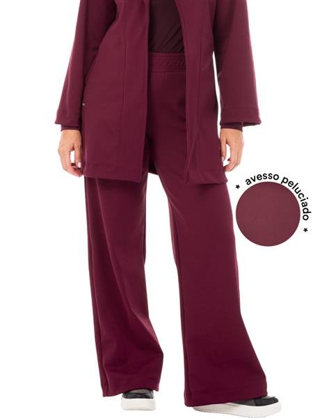 Calça Pantalona com Bolsos e Conforto Térmico | DiCorpo 08459