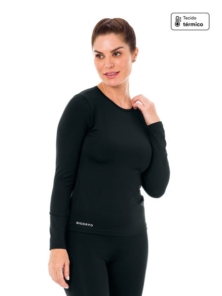 Camiseta Térmica Feminina Energy Up Thermo | DiCorpo 12325