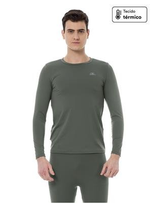 CAMISETA TÉRMICA MASCULINA DICORPO COM MANGAS LONGAS 