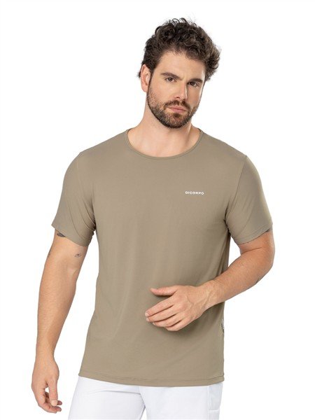 Camiseta Masculina com Mangas Curtas e Tecido Leve | DiCorpo 12563