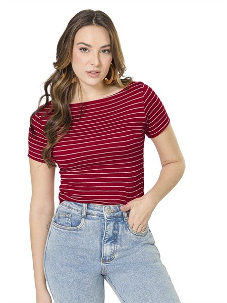 Baby Look com Decote Canoa 12750