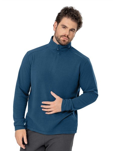 Blusão Térmico Masculino com Gola Alta e Zíper - Soft Polar Light 13218-I