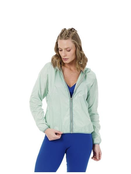 Jaqueta Corta Vento Feminina com Capuz e Bolsos - Reflect New 15380-1