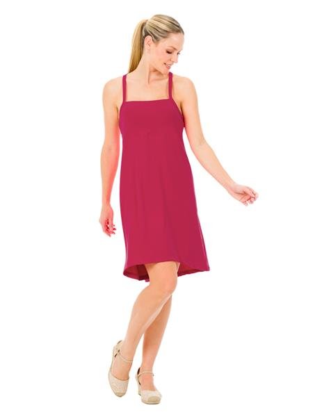 Vestido Mullet com Alças Finas Cruzadas nas Costas | DiCorpo 19317