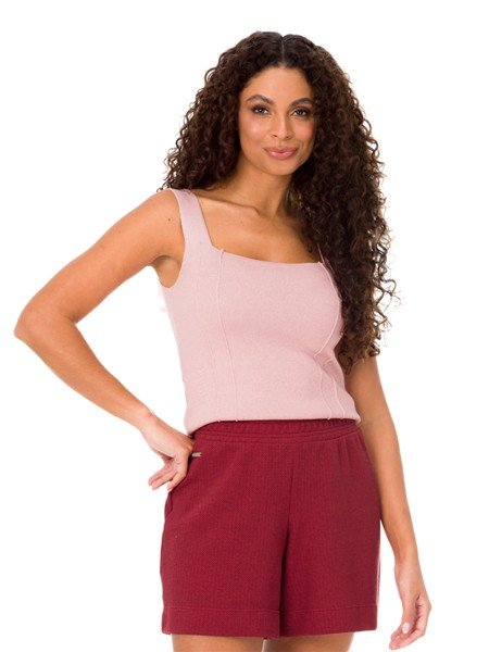 Regata em Tricô vom Decote Quadrado 44007